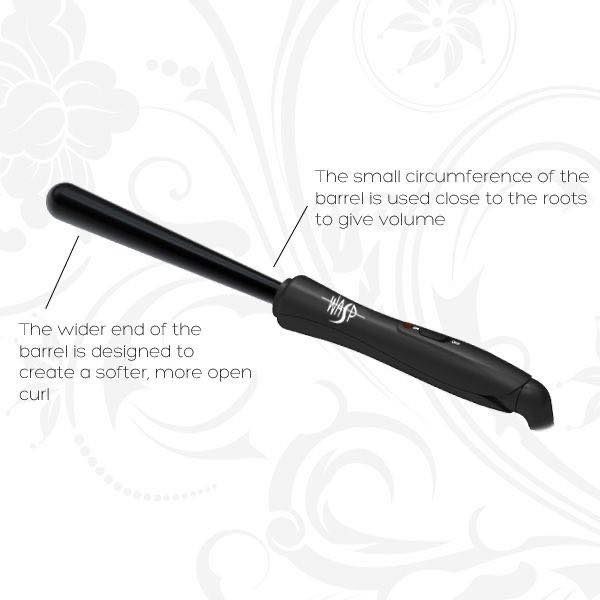 Reverse Conical Curling Iron