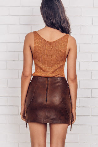 Minka leather skirt Sierra