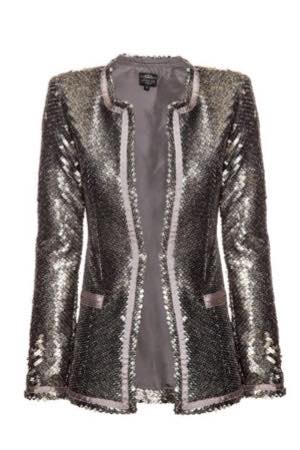Shimmer Street Metal Sequin Jacket