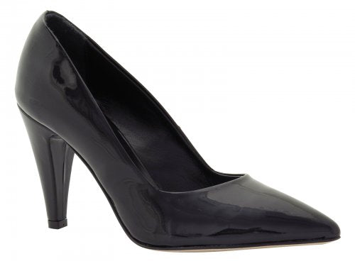 Patent black heels